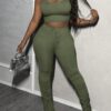 Army green two piece